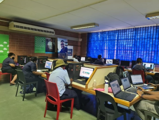 Digital learning hub in  KwaZulu-Natal Province.