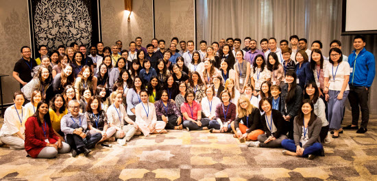 Being my whole self, with my Cisco Strategy and Planning Team during a 2018 offsite in Bangkok.