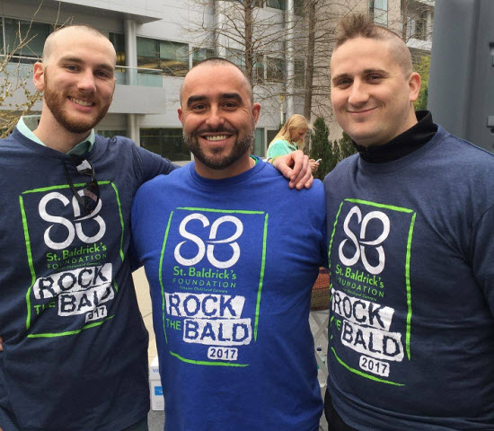 Fellow Cisco/AppD shavee’s Josh Gray, Andres Marquez, and Louis Lowther.