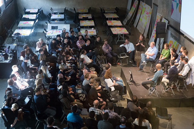 photo of the design group gathering