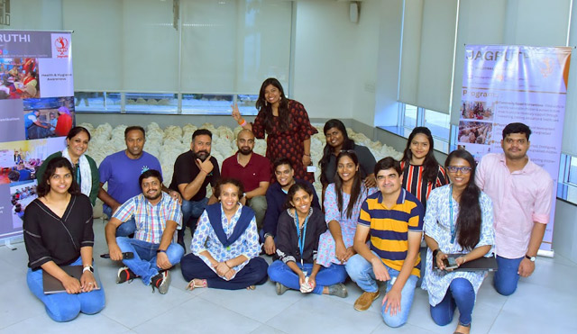  Core volunteers from the CX India Philanthropy Team, Bangalore.
