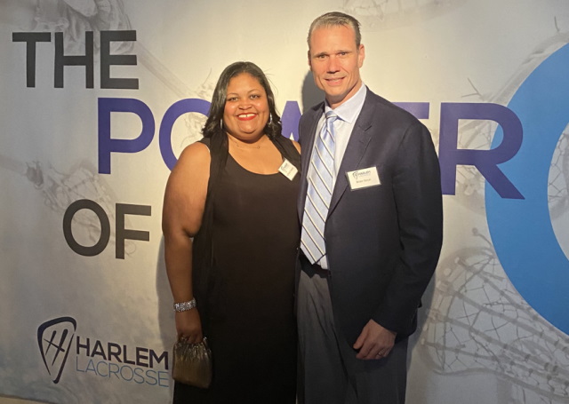 LaTricia Frederick  and Brian Stout attended HLL’s annual gala in April 2022, which marked the  organization’s 10th anniversary.