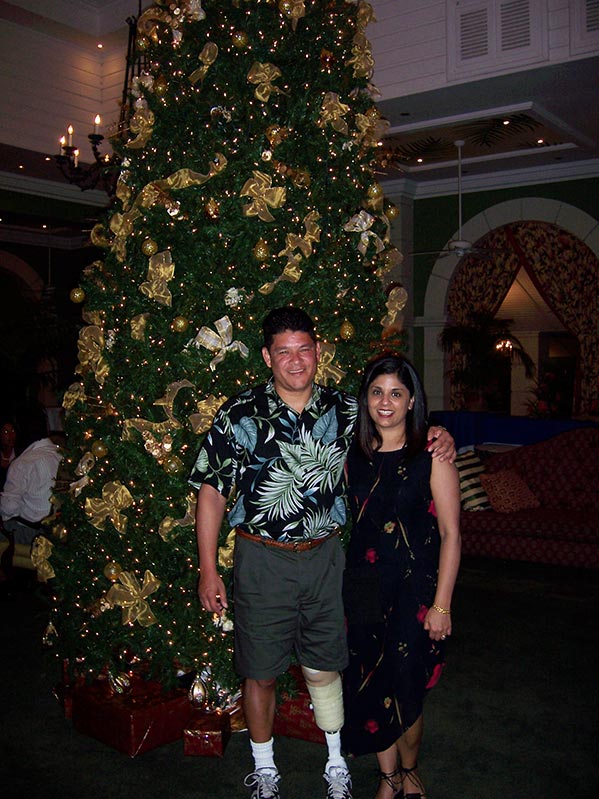 Photo of Mauricio Amaya and his wife, Rajshi Sidher