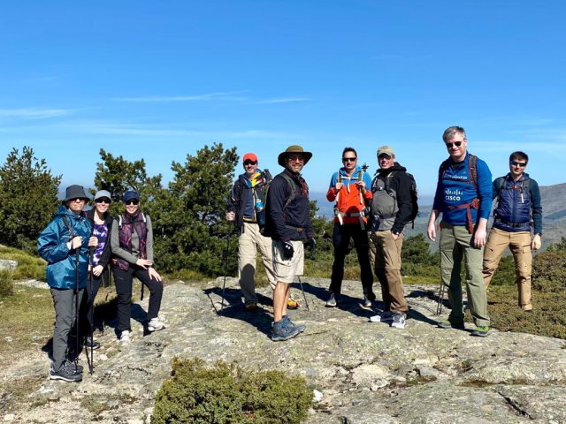 Camino training in May 2022 with some Spanish colleagues.