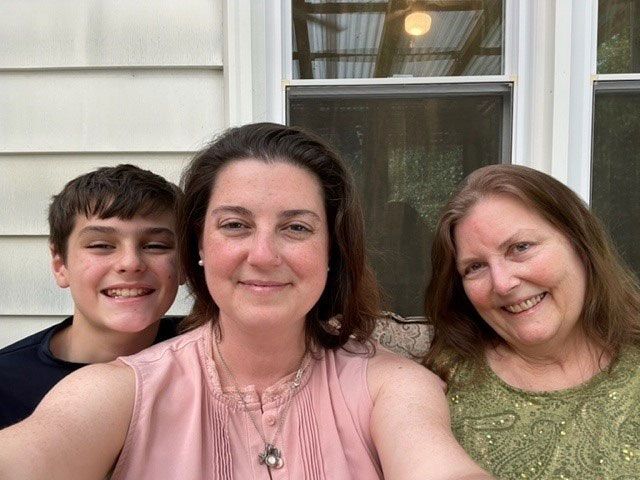 Mother’s Day 2021 with my mom and my son.