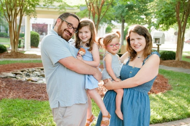 Derek and Alexis with their daughter Kinsley 