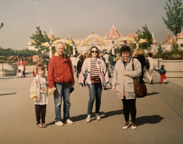 Disneyland Paris in early 1993 — one of the first trips our family took to Western Europe.