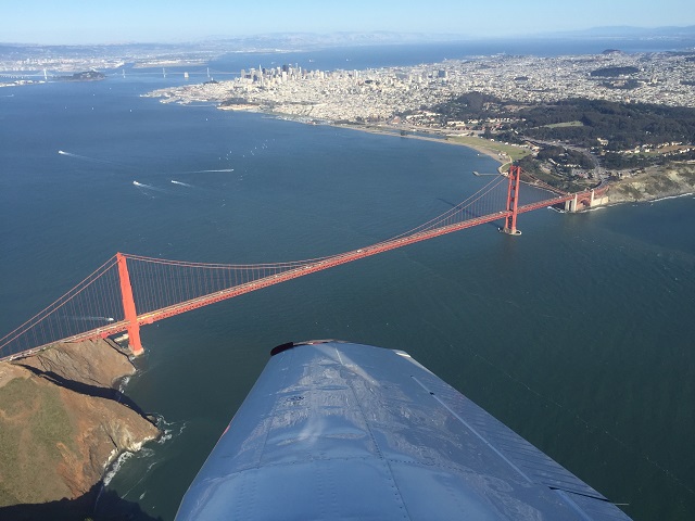photo of catching the views above San Francisco